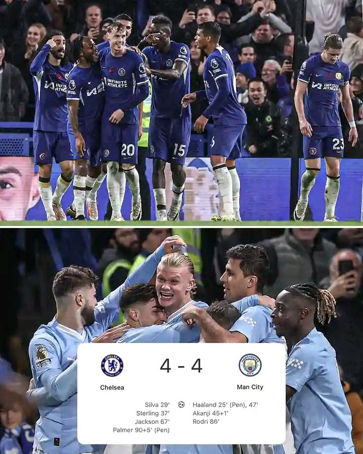 Game of the season: Netizens discuss Chelsea, City's 8-goal thriller