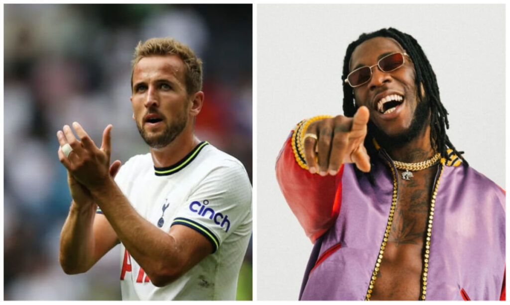 harry kane and Burna Boy