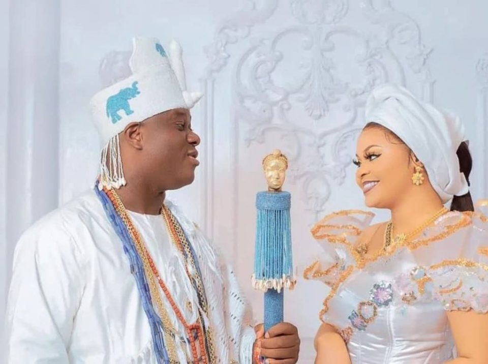 Ooni of Ife and Queen Olori Tobi celebrate arrival of twins to Royal throne