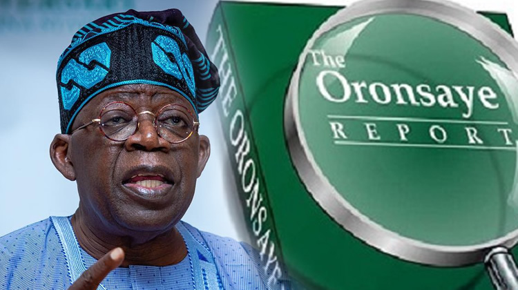 Bola Tinubu and Oronsaye Report