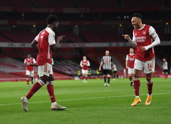 Bukayo Saka x Aubameyang