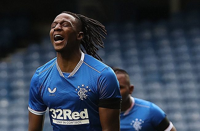 Joe Aribo celebrating a goal