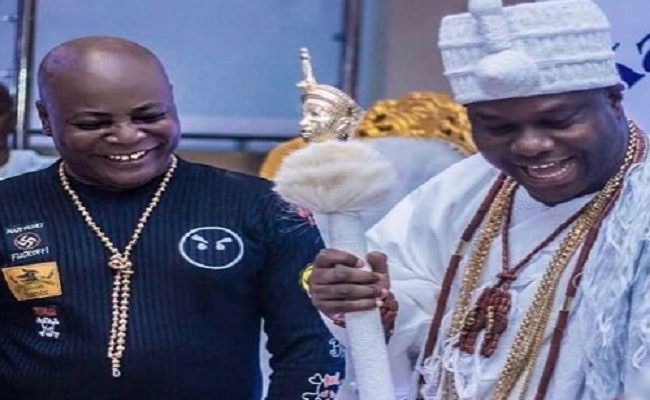 Charly Boy and the Ooni of Ife