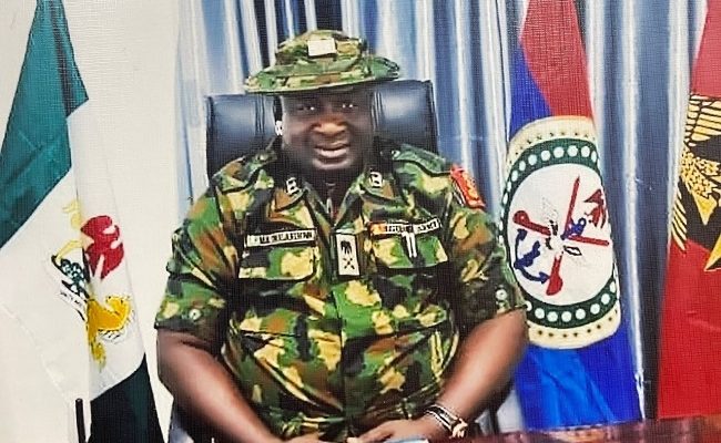 This serial fraudster, Bolrinwa Oluwasegun was arrested by the EFCC for impersonating an Army General