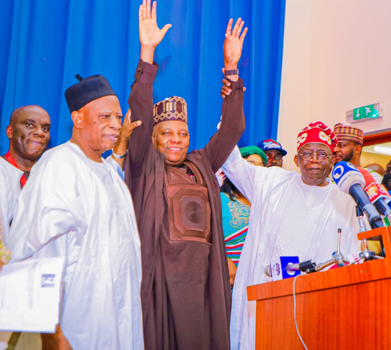 Adamu and Tinubu and Shettima