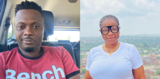 Desola releases a video of self face-timing hubby, Kunle Afod, hints marriage still intact