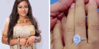 Nkiru Sylvanus flaunts engagement ring (PHOTO)