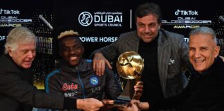 Osimhen wins Globe Soccer award