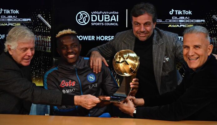 Osimhen wins Globe Soccer award