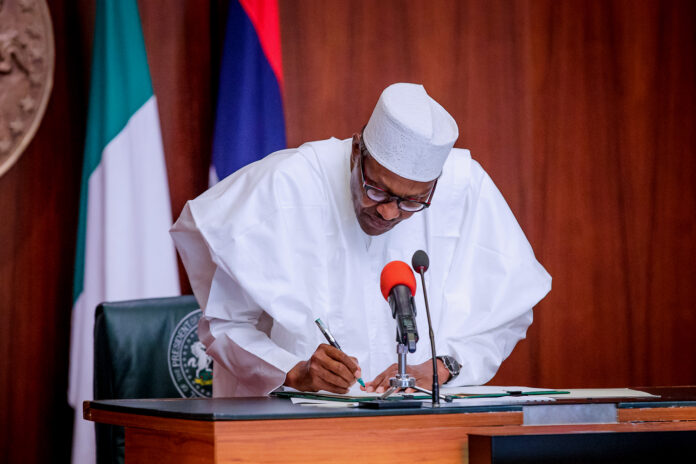 Buhari signs amended constitution to allow states generate, transmit electricity Buhari signs amended constitution to allow states generate, transmit electricity