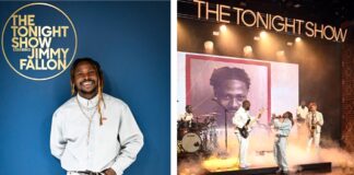 Asake performs at the Tonight Show Starring Jimmy Fallon Asake