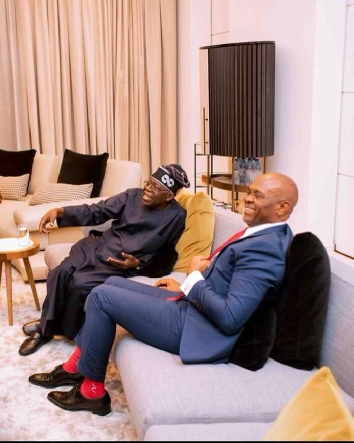 Tinubu meets Tony Elumelu Tinubu meets Tony Elumelu