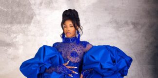 Tacha wears ₦9.2 million dress to 2023 AMVCA