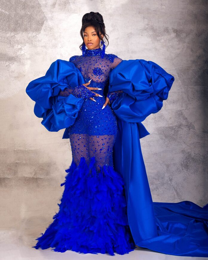 Tacha wears ₦9.2 million dress to 2023 AMVCA Tacha wears ₦9.2 million dress to 2023 AMVCA