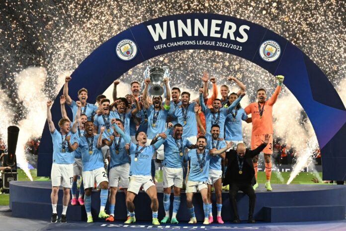 Breaking: Manchester City finally wins the Champions League Breaking: Manchester City finally wins the Champions League