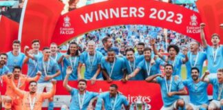 Gündogan at the double as Manchester City beat Manchester United to win FA Cup title