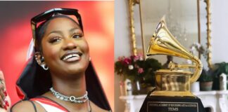 Tems finally receives her Grammy award plaque