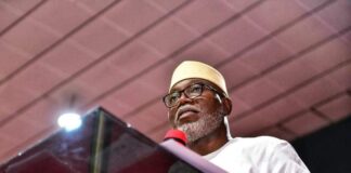 Akeredolu ‘expected back soon’ — Ondo Acting Governor