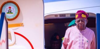 President Tinubu returns to Abuja after AU meeting in Nairobi