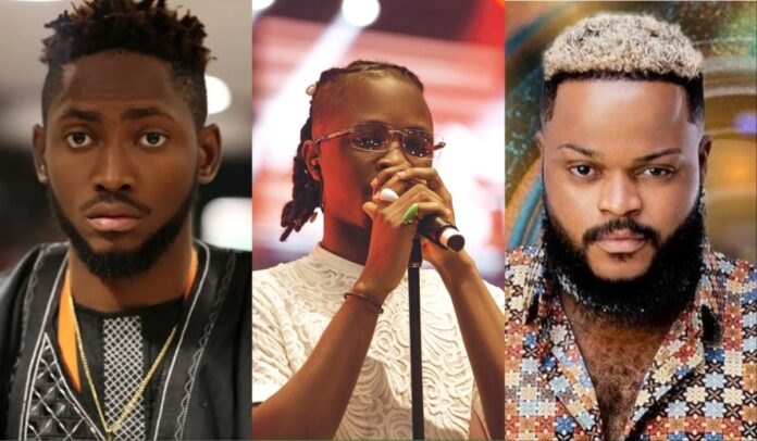 “Miracle, Laycon, Whitemoney did not deserve to win their seasons”- Angel claims (VIDEO) Miracle x Laycon x Whitemoney