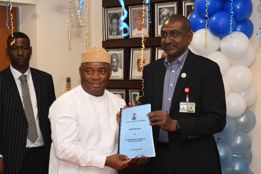 Olusesan Adebiyi assumes office as state house permanent secretary