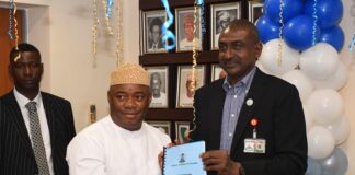 Olusesan Adebiyi assumes office as State House perm sec Olusesan Adebiyi assumes office as state house permanent secretary