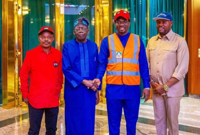 Labour Unions meet Tinubu, resolves to suspend ongoing protest Labour Unions meet Tinubu, resolves to suspend ongoing protest