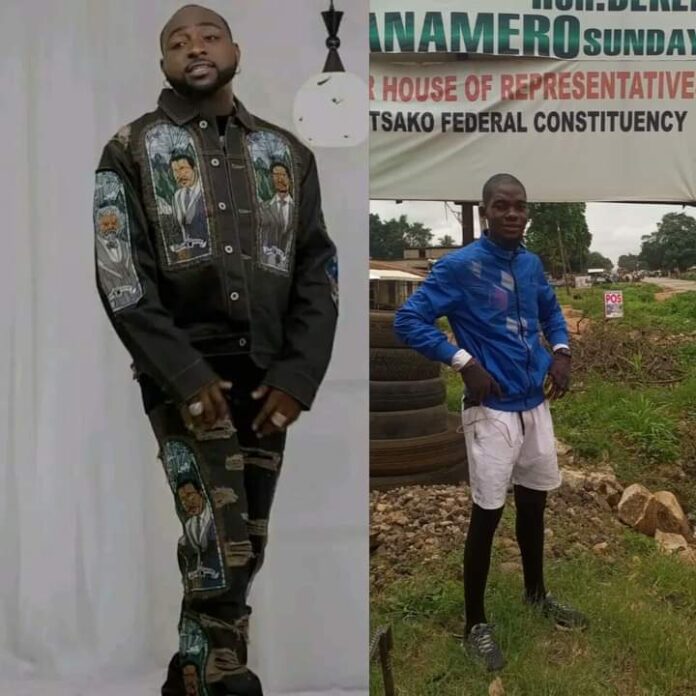 Benue-Lagos: Davido asks cycling Benue fan to send account number