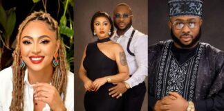 Tonto Dike’s ex-husband, Olakunle Churchill, wife, Rosy Meurer reportedly split