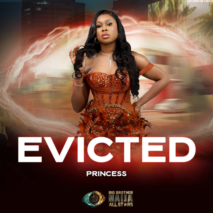 BBNaija Allstar: Princess becomes first housemate to be eliminated from Biggie’s House PRINCESS