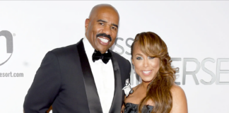 Steve Harvey dismisses rumours that his wife, Marjorie Bridges is cheating on him Steve Harvey x Marjorie