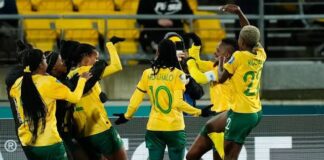 South Africa win first ever Women’s World Cup match to book maiden last 16 place