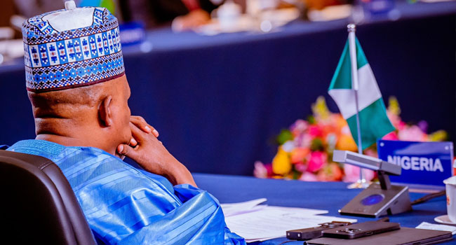 Shettima says Nigeria would consult widely before joining BRICS. Twitter@officialSKSM/status