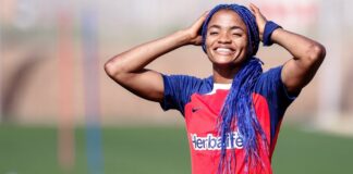 Super Falcons star Rasheedat Ajibade dazzles in new look (PICTURE)