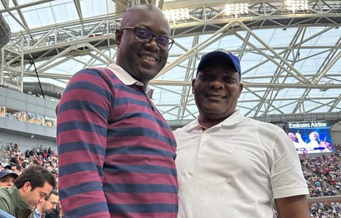 Gov. Seyi Makinde shares pictures of himself live at U.S Open Gov. Seyi Makinde shares pictures of himself live at U.S Open