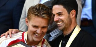 Martin Odegaard signs new Arsenal contract until 2028