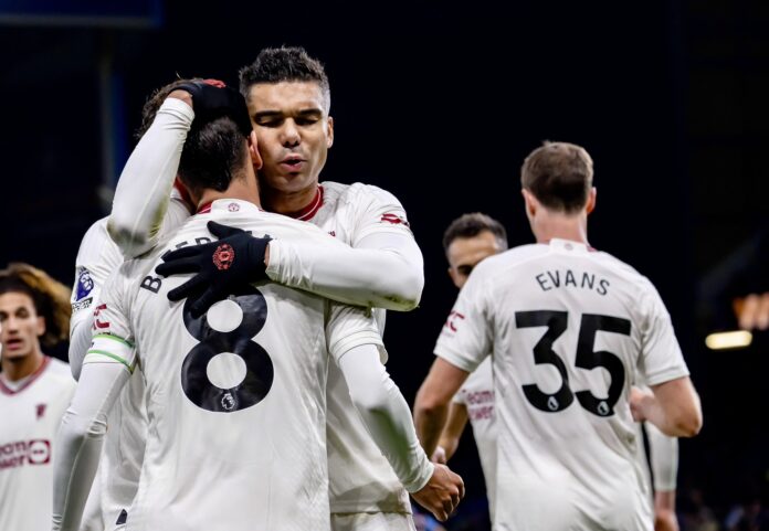 Premier League: Bruno Fernandes volleys Manchester United to hard-fought win against Burnley