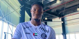 Imade Osarenkhoe: Ex-Bendel Insurance striker makes United FC debut