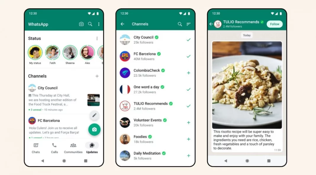 WhatsApp's new Channels feature