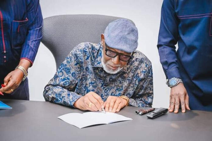 Akeredolu signs LCDA bill into law