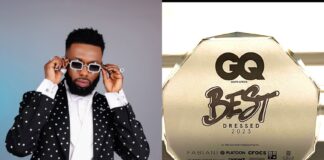 Swanky Jerry wins award for GQ Magazine Best Dressed Nigerian Man on Earth (Photos)