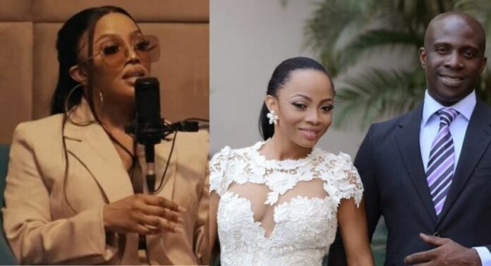 Toke Makinwa says she could have stayed with her husband, Maje Ayida if they had kids