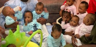 A woman cannot conceive nine babies naturally, according to gynaecologists nine babies