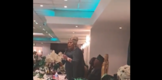 Aso Ebi: 70-year-old woman raises eyebrows as she chases away those who attended her birthday party without buying designated’ (VIDEO) 70-year-old woman raises eyebrows as she chases away those who attended her birthday party without buying designated material