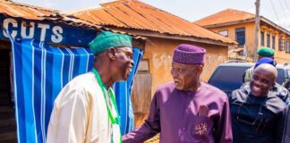 Photos: Gov Oyebanji pays visit to former tailor