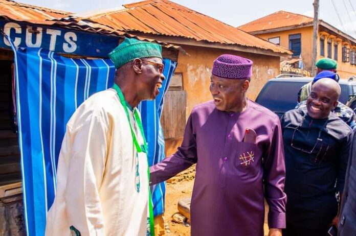 Photos: Gov Oyebanji pays visit to former tailor Photos: Gov Oyebanji pays visit to former tailor