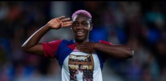 Asisat Oshoala pays tribute to late Afrobeats singer Mohbad after scoring brace