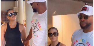Celebrity Couple: Netizens express interest in burgeoning affair between Nollywood stars, Bolanle Ninalowo and Damilola Adegbite as they step out in style (VIDEO) Damilola Adegbite And Bolanle Ninalowo