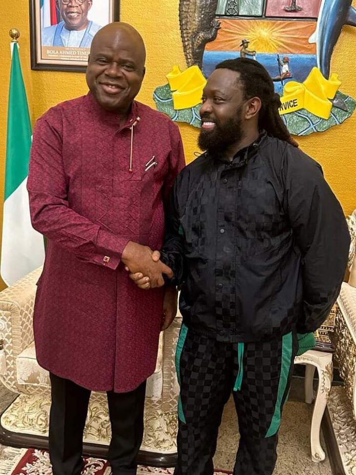 PHOTOS: Gov Doye hosts singer Timaya PHOTOS: Gov Doye hosts singer Timaya