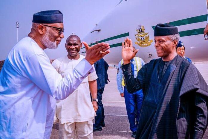 Osinbajo, wife condole with Akeredolu’s family